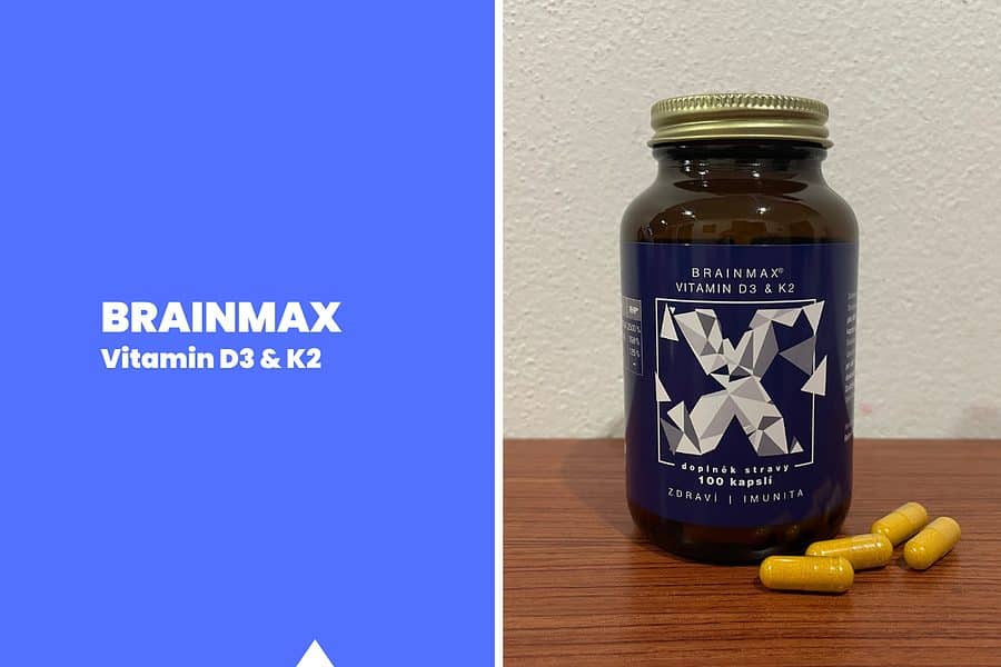 BrainMax Vitamin D3 a K2 recenze